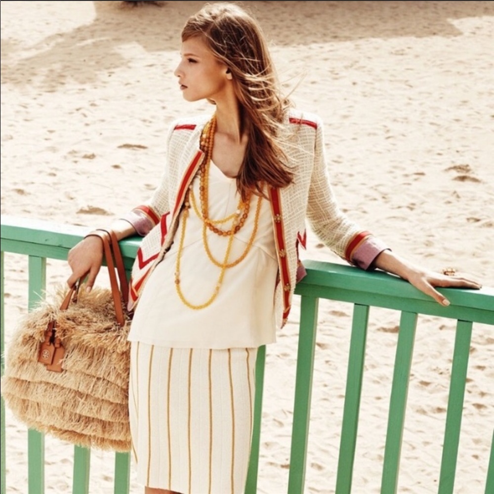 Tory Burch Farrow Tweed Jacket NEW